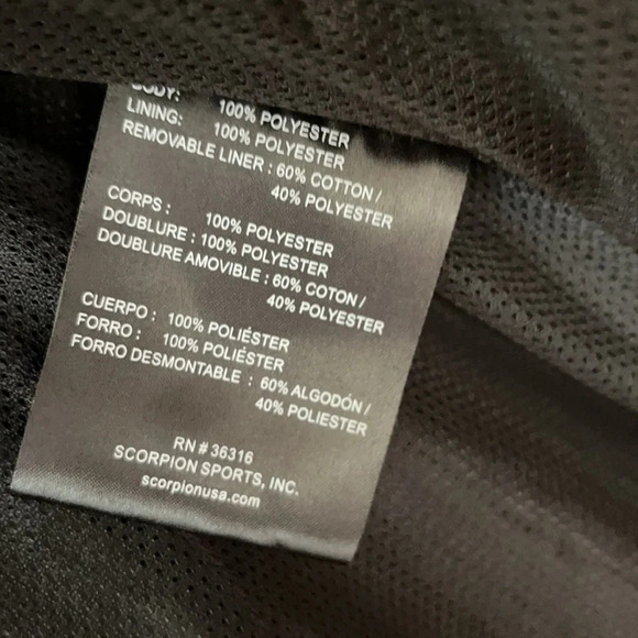 Scorpion ExoWear skeletal Protection Womens Textile Moto Jacket Vest Small - Picture 11 of 16